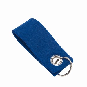 Vilten sleutelhanger Felt. Blauw.