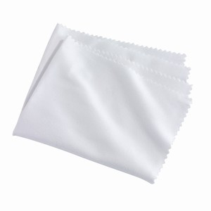 Microfiber brillendoekje Clean up. Wit.