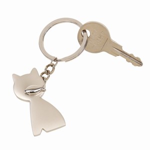 Sleutelhanger Cat, zilver