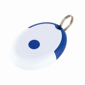 Sleutelhanger Flirt, blauw, wit