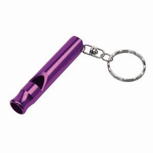 Fluitje van aluminium Flute. Paars.