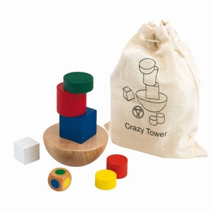 Behendigheidsspel Crazy Tower, rood
