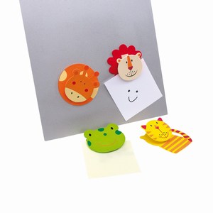 Houten memoclip Funny Four, diverse kleuren