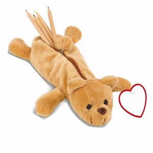 Pluche etui met ritssluiting Felix, hond