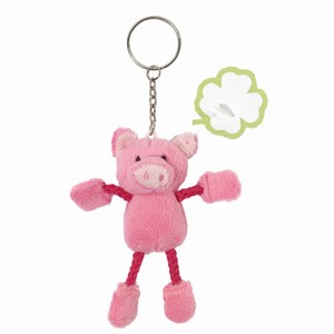 Pluche varken Lucky. Roze.