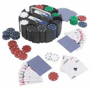 Poker spellenset, zwart