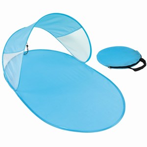 Pop-up strandmat Shield. Blauw.
