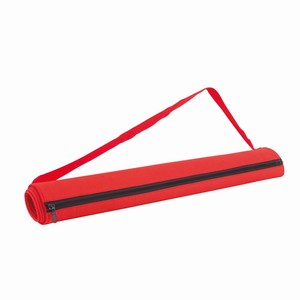 Kunststof gevlochten strandmat Coast. Rood.
