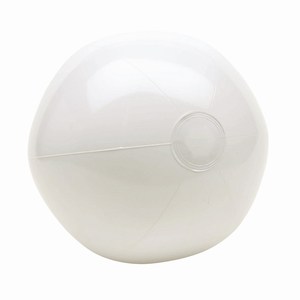 Opblaasbare strandbal, 6 segmenten, 16 inch, wit