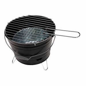 Emmer-barbecue Bucket. Zwart.