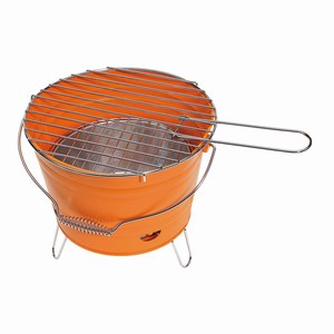 Emmer-barbecue Bucket. Oranje.