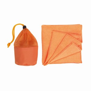 Microvezel schoonmaakdoekje Cleaner. Oranje.