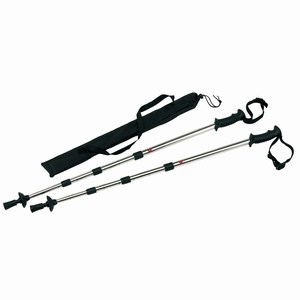 Set telescopische aluminium Fit and fun, zwart, zilver