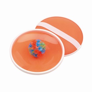Strandspeelset Gamble. Oranje, Wit.