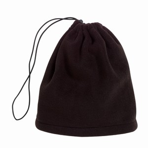 Muts-sjaalcombinatie van fleece Various. Zwart.