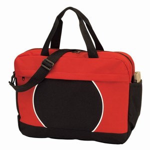 Documenten tas Pi, zwart, rood