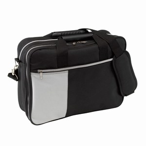 Laptoptas Meeting, zwart, grijs