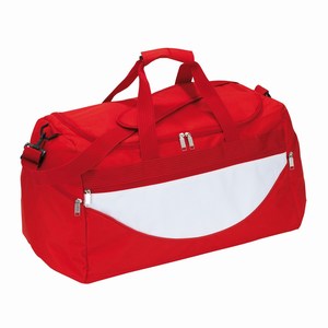 Sporttas Champ, rood, wit