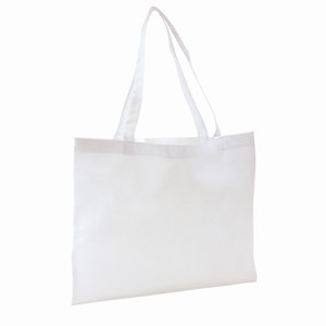 Boodschappentas van non-woven materiaal, wit