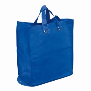 Opvouwbare non-woven boodschappentas Palma. Blauw.
