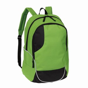 Rugzak Curve, zwart, licht groen