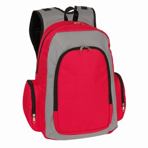 Rugzak Urban, grijs, rood
