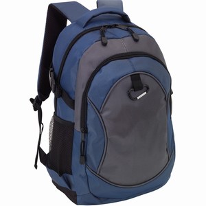 Luxe rugzak High-Class. Blauw, Grijs.