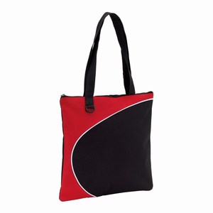 Shopper Style. Rood, Zwart.