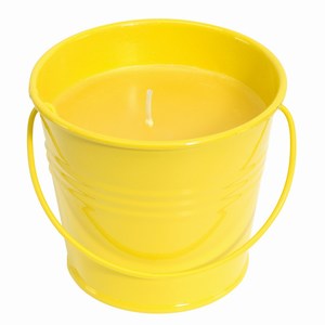 Geurkaars Citrus Jar. Geel.