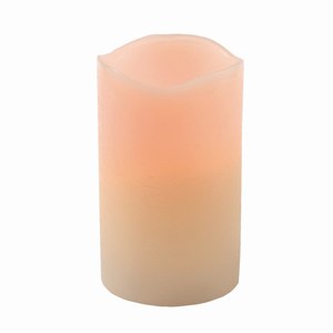 LED-geurkaars Vanilla sky. Beige.