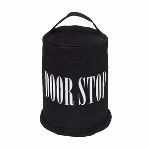 Deurstopper Block. Zwart.