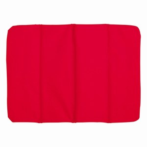 Opvouwpaar zitkussen van polyester, rood