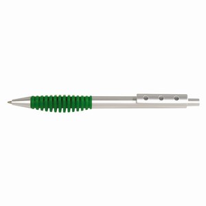 Balpen Touch, zilver, groen