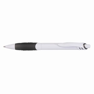Blauwschrijvende balpen Jingle, zwart, wit