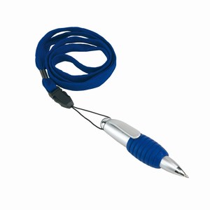 Balpen Twister, blauw, zilver