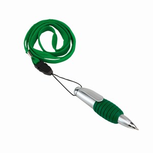 Balpen Twister, groen, zilver