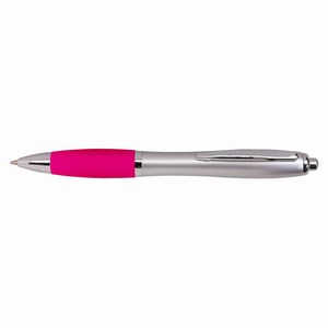 Balpen Sway, zilver, magenta