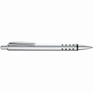 Metalen balpen Seattle, zwart, zilver