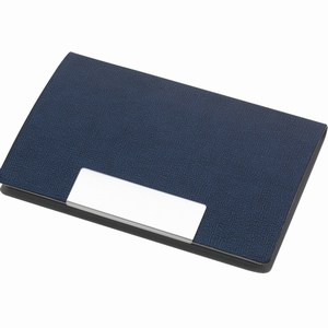 Visitekaarthouder Atlas. Blauw.