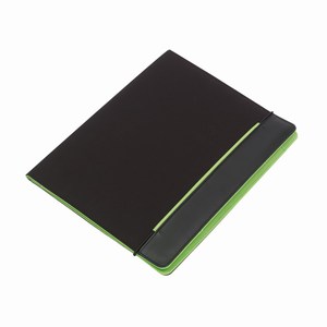 A4-portfolio Young Star. Zwart, Groen.