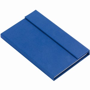 Notitieboekje met magneetsluiting Little Notes. Blauw.