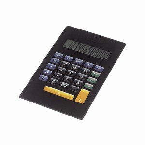 Touch screen calculator Newton. Zwart.