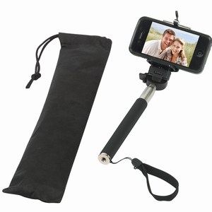 Selfiestick Selfie. Zwart.