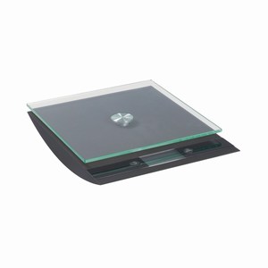 Robuuste keukenweegschaal. Zwart.