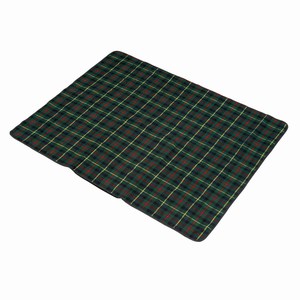 Picknickdeken. Groen, Zwart, Rood.