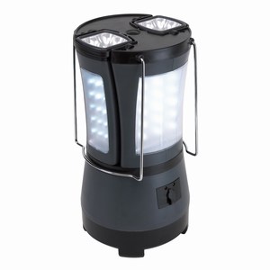 Camping lam TRANSFORMER. Grijs, Zwart.