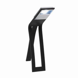 Flexibele LED-leeslamp. Zwart, Zilver.