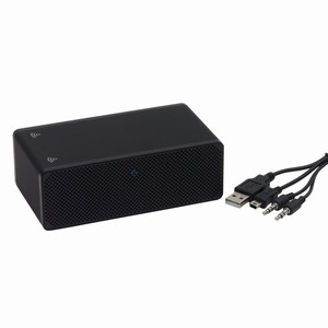 Universele Near Field audio speaker BOOSTER. Zwart.