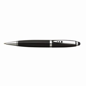 Touchscreen balpen TOUCH DOWN. Zwart, Zilver.