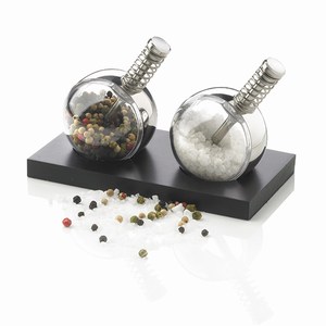 Planet peper & zout set zwart